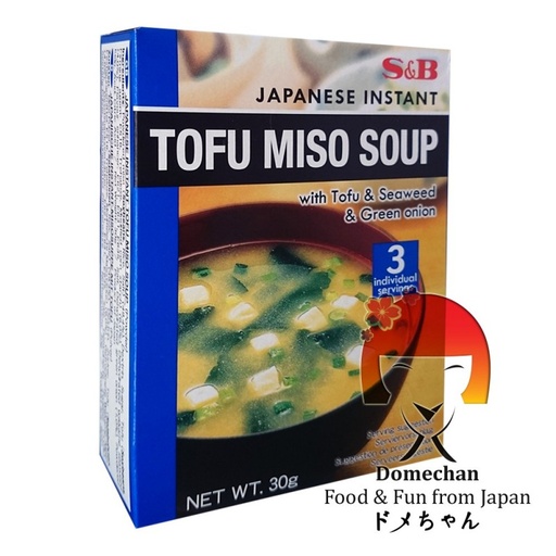 [4901002141738] Miso soup with tofu (3 servings) - 30 g