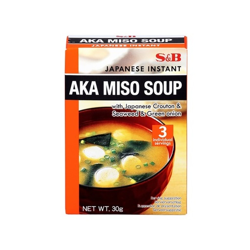 [4901002141714] Miso soup with AKA (3 servings) - 30 g