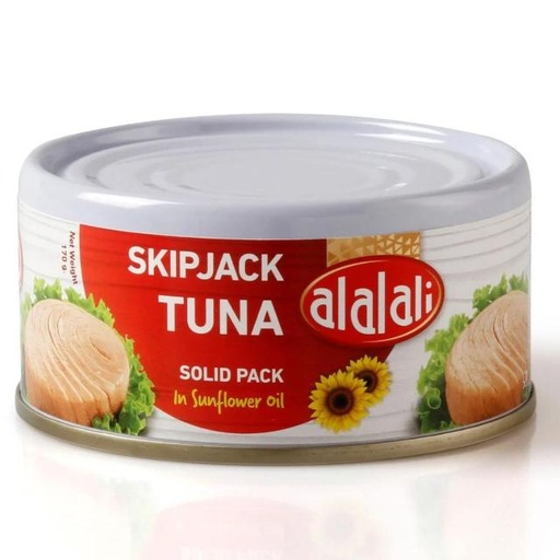 [617950143734] Al Alali Skip Jack Tuna Solid Pack In Sunflower Oil 170g