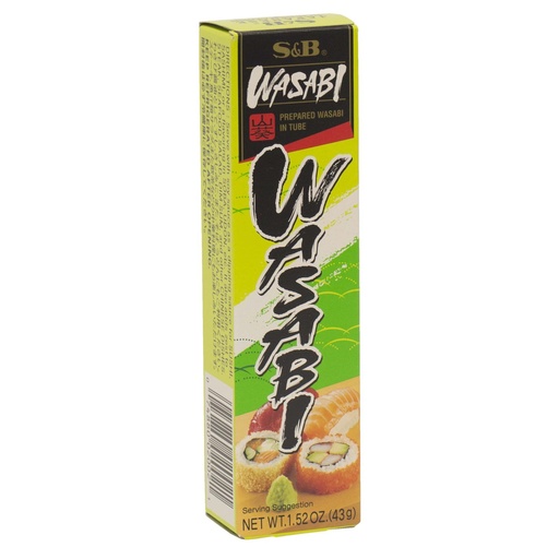 [074880020021] S&B Wasabi Sauce Gluten Free 43g