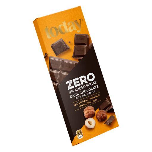 [6251100006629] Today Dark Chocolate Hazelnuts 0% Zero Added Sugar 65g