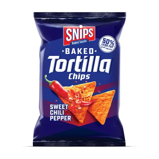 [5281128105715] Snips Baked Tortilla Chips Sweet Chili Pepper 130g 