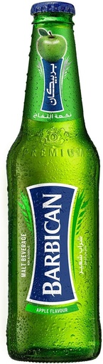 [6281034007171] Barbican Glass Bottle - Apple Flavor (330 ml)