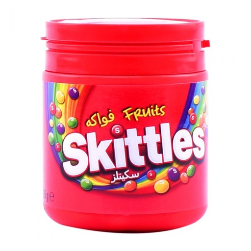 [4009900529556] Skittles Fruit Flavor Candy Bottle 125g