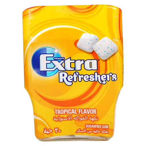[4009900545846] Extra Gum Refreshers Tropical Flavor - Sugar Free 30 pieces