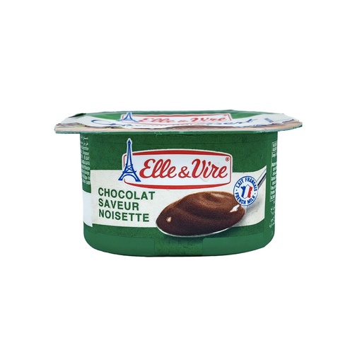 [3451790019173] Elle & Vire Creme Dessert Chocolate Saveur Noisette – 100g