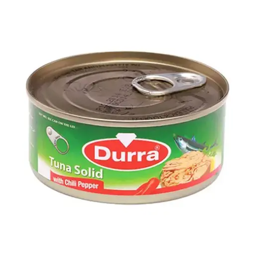 [6210243003995] Durra Tuna Skip Jack Solid with Chili Pepper, 160g 