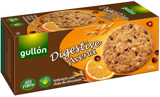 [8410376060461] GULLON BISCUIT DIGESTIVE CHOCOLATE & ORANGE 280G