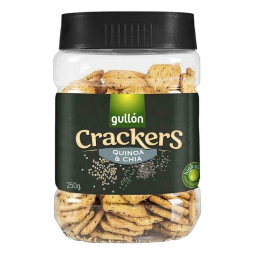 [8410376051940] Gullon Crackers Quinoa & Chia 250gm