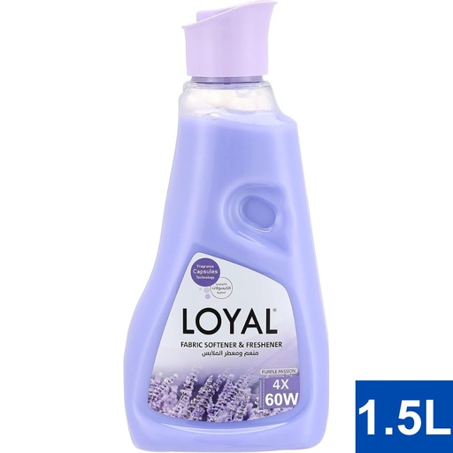 [6253339104336] Loyal Fabric Softener Concentrated 60 Washes - 1.5L 
