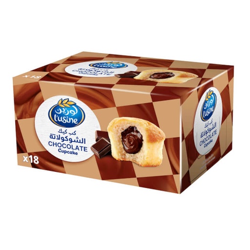 [6281007044066] Lusine Cupcake Chocolate 30g x 18pcs