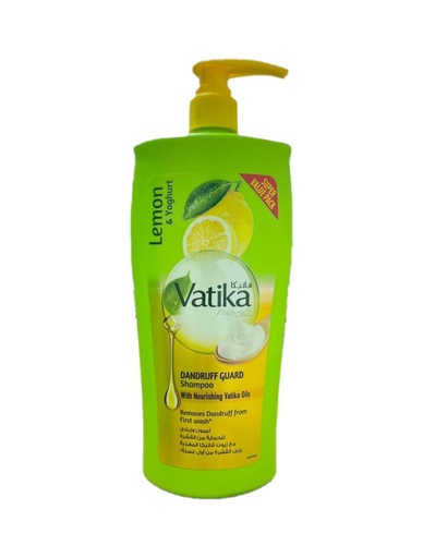 [6291069706871] Vatika Dandruff Guard Lemon & Yoghurt Shampoo 600ml
