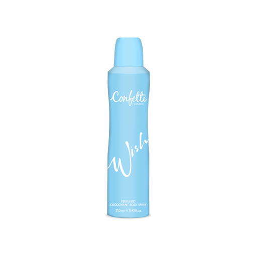 [5060340398279] Confetti London Deodorant Spray Wish 250ml