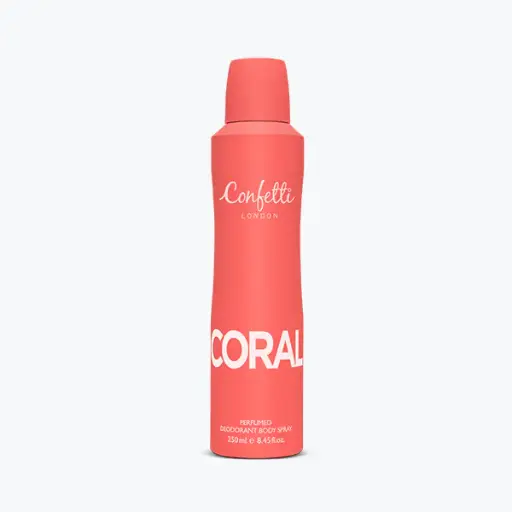 [5060340398316] Confetti London Perfumed Deodorant Spray Coral 250ml