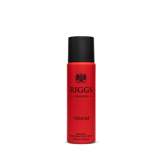 [5060340392352] Riggs London Deodorant Spray Venom 250ml