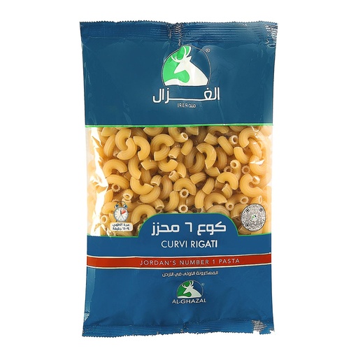 [6251041120279] Al-Ghazal Pasta Curvi 6 Rigati 300g