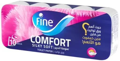 [6294018801184] Fine Toilet Comfort Tissues 175 Sheet 2 Ply 10 Rolls 