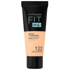 [3600531369453] Maybelline New York Fit Me Matte & Poreless Foundation 122 Natural Beige 30ml 