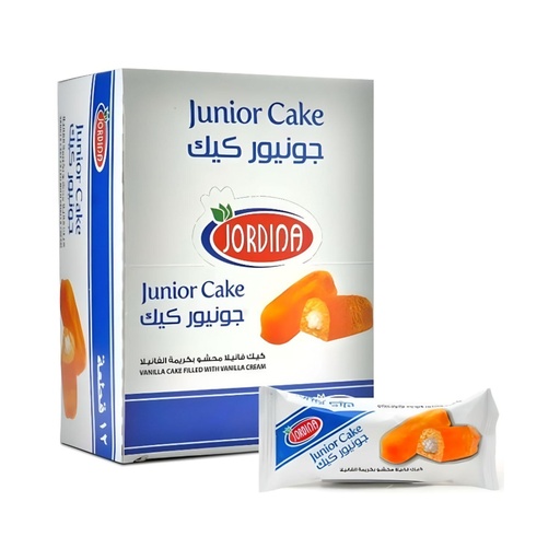 [6253002479631] Jordina Junior Vanilla Cake 12pcs