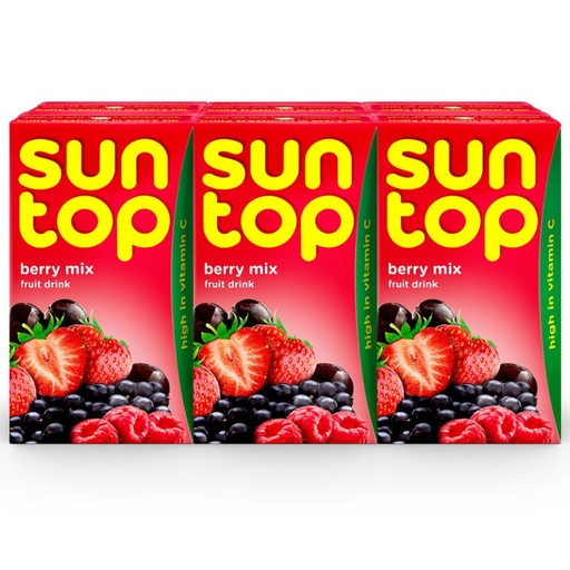[6251643000337] Suntop Berry Mix Fruit Drink 4 x 250 ml 