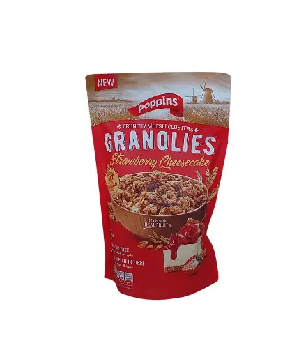 [5281128603419] Poppins Granolies Strawberry Cheesecake Oat 350G 