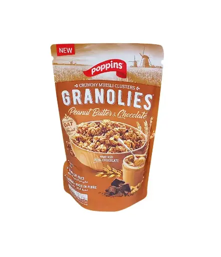 [5281128603488] Poppins Granolies Peanut Butter & Chocolate 300G 