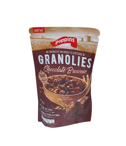[5281128603440] Poppins Granolies Chocolate Brownie Oats 350G 