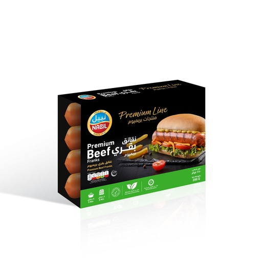 [6251010100998] Nabil Premium Beef Franks 280g 