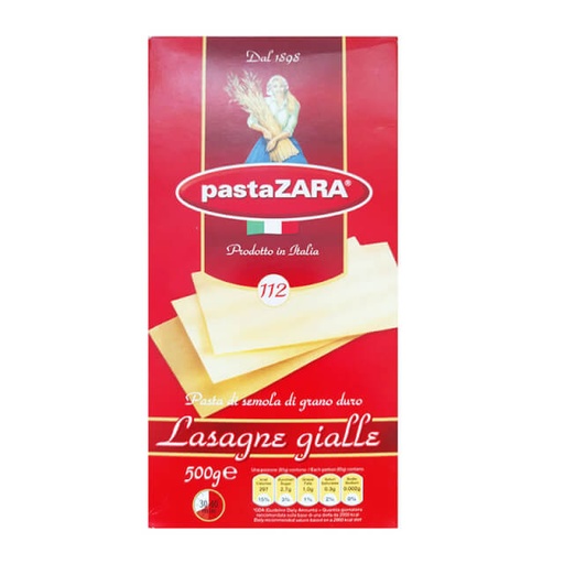 [8004350131126] Pasta Zara Lasagne 500g