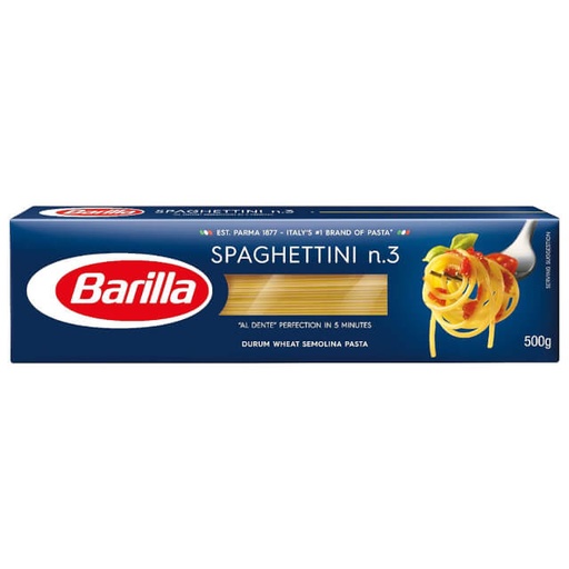[8076800195033] Barilla - Spaghettini No.3