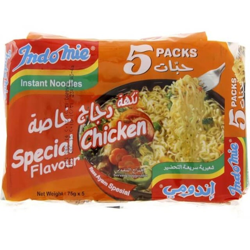 [5285000390602] Indomie Special Chicken Flavored Instant Noodles 5 x 80g