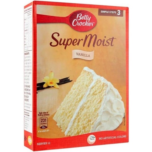 [0016000790704] Betty Crocker Vanilla Cake Mix 500g