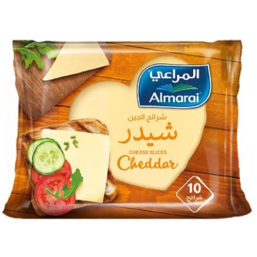 [6281007026420] Al Marai Slices Cheddar FF 200G