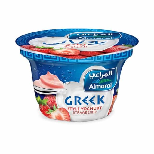 [6281007046381] Al Marai Greek Yoghurt Strawberry 150G