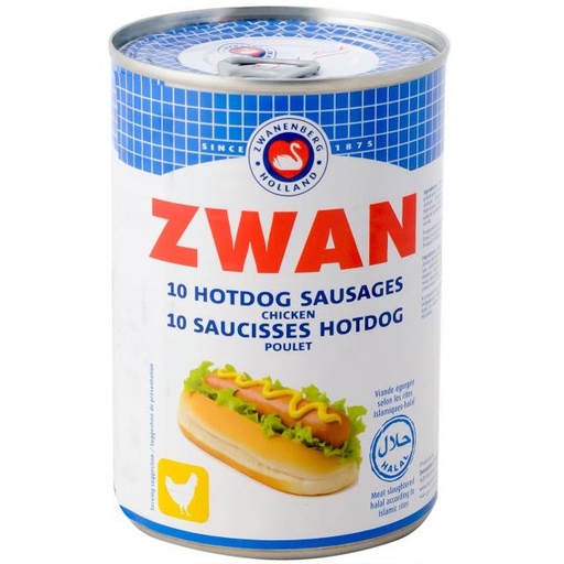 [8714555000829] Zwan Hot Dog Chicken 230g