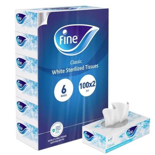 [6251001110272] Fine Classic (100 tissues) - pack of 6