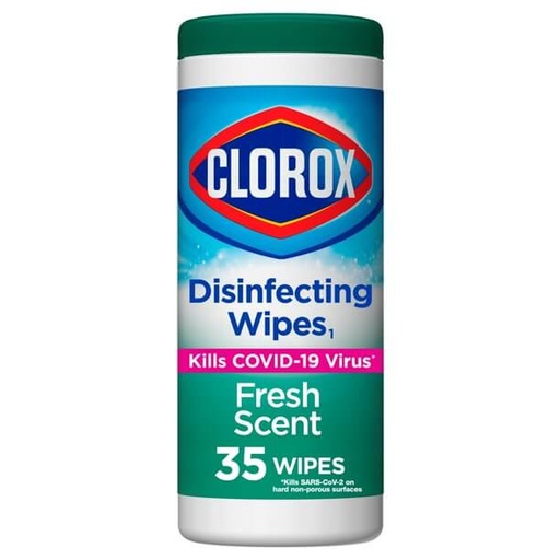[044600015934] Clorox Disinfecting Wipes 35 sheets