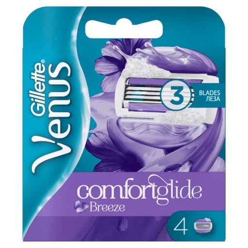 [7702018886364] Gillette Venus Razor Comfort Glide Breeze 4pcs