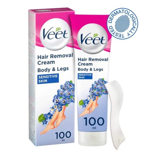 [5000146980353] Veet Hair Removal Cream for Sensitive Skin 100ml