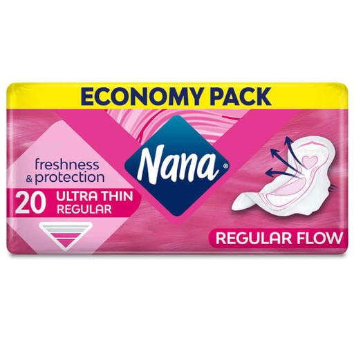 [7322540422788] Nana Ultra Thin  Normal Pads With Wings  20 ct